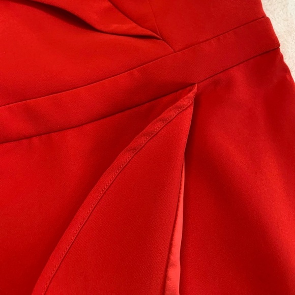 Bardot Red Bella Tulip Hem Dress Size 6/S - Picture 7 of 16